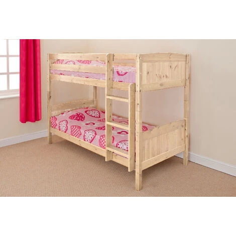 2ft6 Shorty Wooden Bunk Bed In Natural - Image 2