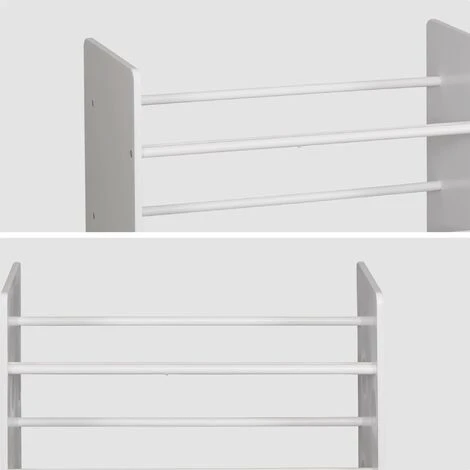 Storage Combination With 9 Boxes For Kids Toy, 65x30x59.5cm - Camille - Grey And Blue - Image 5