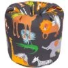 Ready Steady Bed Childrens Character Filled Beanbags Kids Bedroom Play Room Furniture Bean Bag, Africa