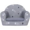 Ready Steady Bed Kids Sofa Seat Chair Children Mini Armchair Great For Playroom Kids Room Living Room Colourful Durable And Lightweight, Shooting Stars