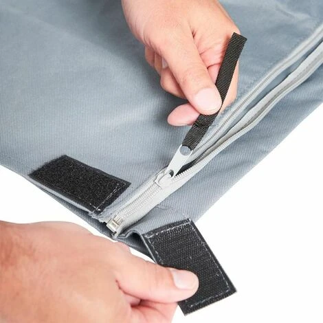 VonHaus Patio Heater Cover Waterproof – Durable Heavy Duty Extra Large Round Stand Up Garden Furniture Premium Protection With Full Zip For Electric Heaters – Chiminea Grey Cover (D91cm X H251cm) - Image 5