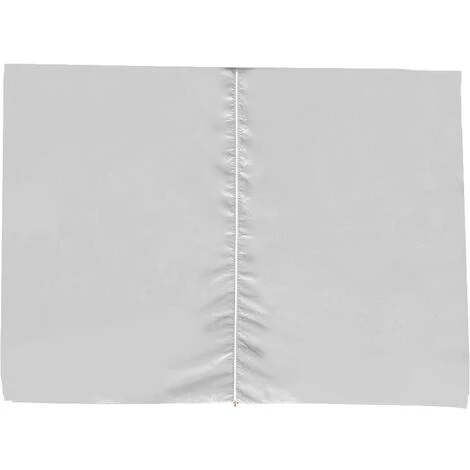 2.5x2.5M Pop Up Gazebo Side Panel Wall Only,1 Piece White With Zipper - Image 2