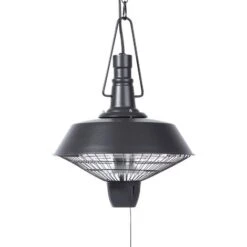 Industrial Mounted Outdoor Ceiling Heater Patio Warmer Black Amiata