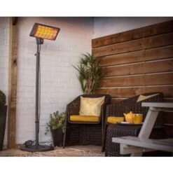 La Hacienda Standing Quartz Heater