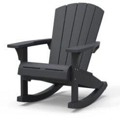 Adirondack Rocking Chair Troy Graphite Keter