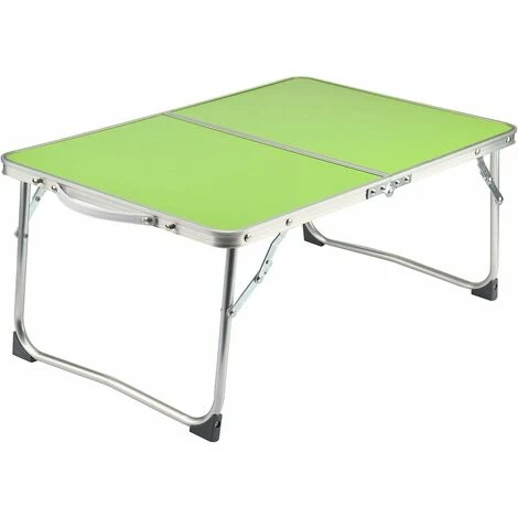 Folding Tray Table Kids Small Folding Table Bed Sofa Tray With Handle, Portable 4 Foot Garden Table Foldabe Aluminium Laptop Table Computer Desk For Study Or Outdoor Table For Picnic Camping BBQ Party