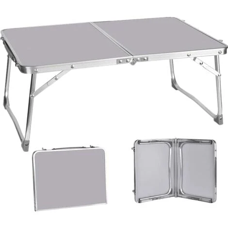 60cm Folding Table,Aluminum Folding Table,Folding Camping Table,Small Foldable Laptop Desk Suitbale For Indoor Use Or Outdoor Camping Cooking