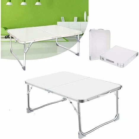 60cm Folding Table,Aluminum Folding Table,Folding Camping Table,Small Foldable Laptop Desk Suitbale For Indoor Use Or Outdoor Camping Cooking - Image 5