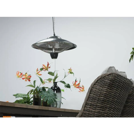 Brittany 2000w Hanging Heater 60cm. Carbon Black - Image 2