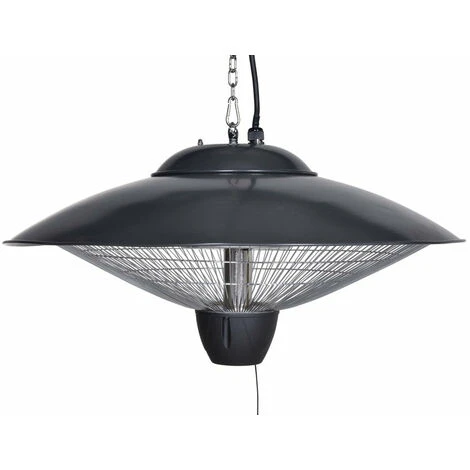 Brittany 2000w Hanging Heater 60cm. Carbon Black - Image 3