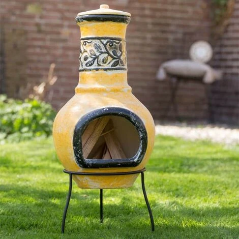 RedFire Fireplace Soledad Clay Yellow/Black 86035 - Image 3