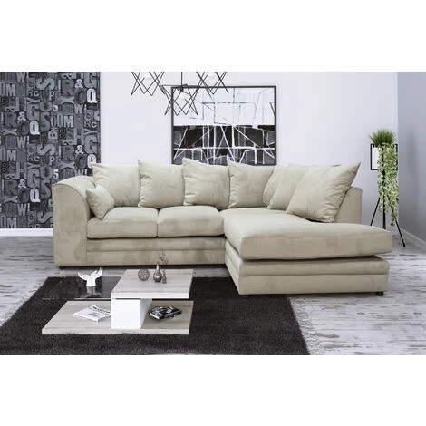 Kensington Right Hand Facing Corner Sofa - Beige