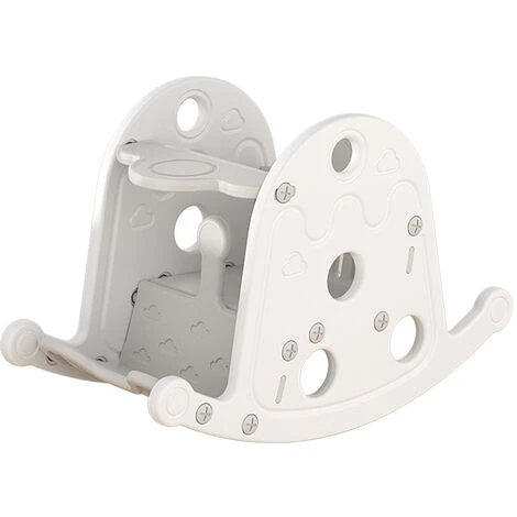 Livingandhome Grey Toddler Rocking Chair Plastic Toy - Image 5