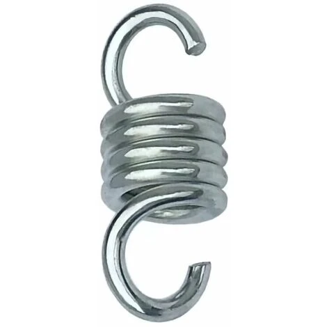 Hammock Spring - Hardened Galvanized Steel - For Hanging Hammock Chairs And Porch Swings - 600 Lb Load Capacity