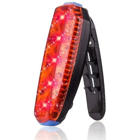 Cycling Helmet Light Run Led Arm Leg Band Night Warning Safety Light Usb Recharg Bicycle Lights Bicycle Accessories Red