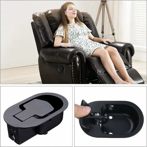 READCLY-Metal Replacement Lounge Sofa Lever Armchair Trigger Chair Recliner Metal Handle With Release Cable - Image 2