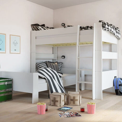 Steens For Kids Highsleeper In Off White - Image 5