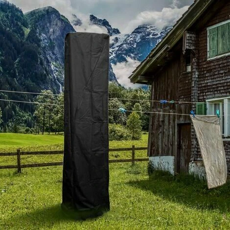 MUFF Outdoor Gas Heater Cover Waterproof Patio Heater Covers With Drawstring Heavy Duty Garden Stand Up Patio Heater Cover For Outdoor Protection - Image 5
