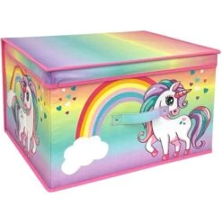 RAINBOW UNICORN STORAGE BOX