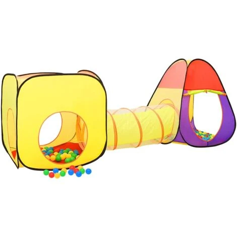 Children Play Tent Multicolour 255x80x100 Cm VidaXL - Image 4
