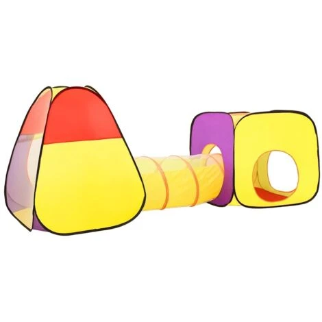 Children Play Tent Multicolour 255x80x100 Cm VidaXL - Image 5