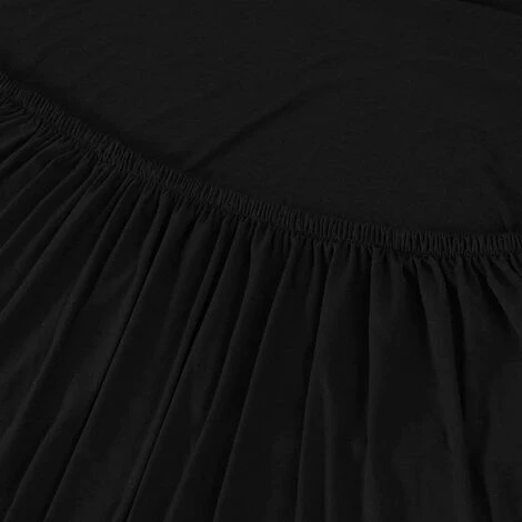 Solid Color All-inclusive Waterproof Sofa Cover, Stretch Fabric, Black, 145-185cm - Image 3