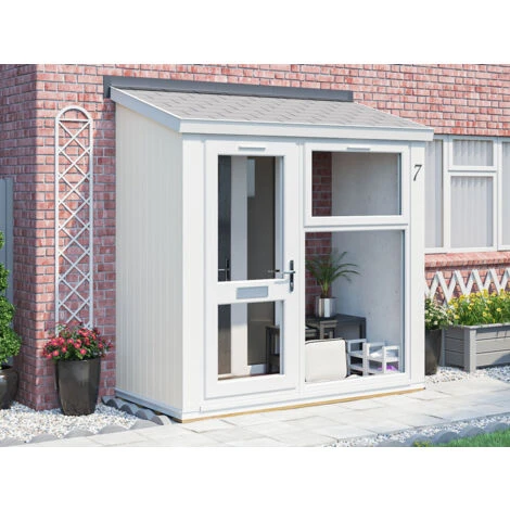 WPC Porch Double Glazed UPVC Insulated - Addroom® Porch Groove Effect 2.5m X 1.2m - Image 2