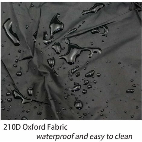 3 Seater Garden Swing Waterproof Cover 210D Oxford Cloth Anti-UV Sunshade Cover Outdoor 220125170cm - Image 2