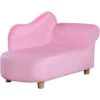 HOMCOM Kids Sofa Toddler Armchair Lounger Children Sofa Bed Bedroom Chair Pink