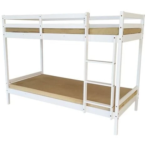 Mecor Bunk Bed (Frame Only) - White