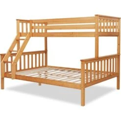 Triple Bunk Bed Pine