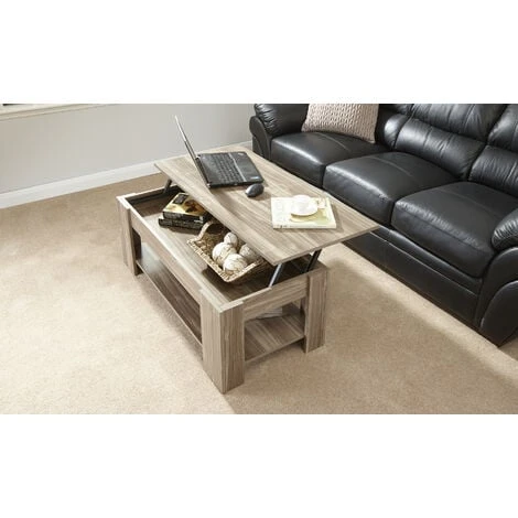 GFW Lift Up Coffee Table Walnut - Image 2