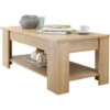 GFW Lift Up Coffee Table Oak