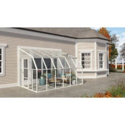 Palram - Canopia Sun Room 2.5 X 3.5 Lean To Conservatory / Veranda / Sunroom