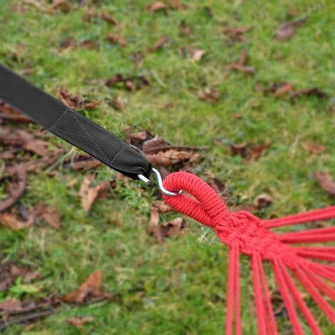 AMANKA Hammock Hanging Straps Kimba Incl 2 Tree Polyester Belts Resistant To UV Rays 3,2 M Long 5 Cm Wide And 2 Steel S Hooks Support Up To 250Kg - Image 3
