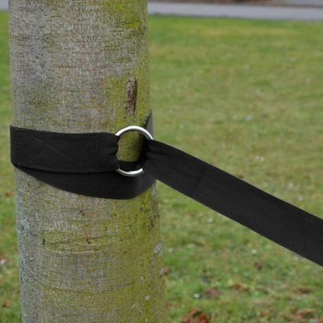 AMANKA Hammock Hanging Straps Kimba Incl 2 Tree Polyester Belts Resistant To UV Rays 3,2 M Long 5 Cm Wide And 2 Steel S Hooks Support Up To 250Kg - Image 4