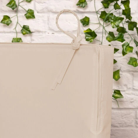 Outdoor Seat Pad Cushion - Foam Filled With Ties - Image 4