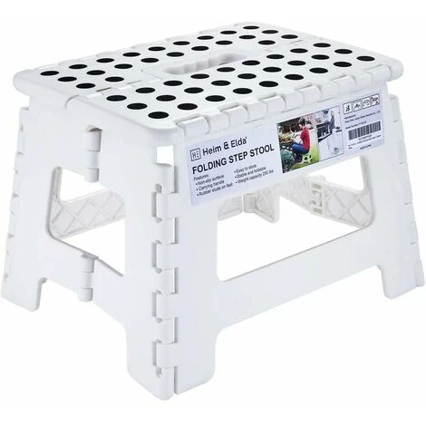 Folding Step Stool - 9" Height For Kids And Adults - Foldable Stool For Kitchen, Garden, Bathroom - Image 5