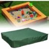 RHAFAYRE Sandpit Cover 120x120 Cm Waterproof Cover UV Protection 70% Protection For Oxford Sandpit With Drawstring, Green