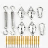 Square Shade Sail 304 Stainless Steel Accessories Outdoor Shade Sail Screw Diamond Set