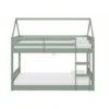 Miller Green Wooden House Bunk Bed
