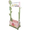 Toy Furniture Magic Garden Dress Up Valet Rack With 4 Hangers - L52 X W28 X H113 Cm - Pink/Green