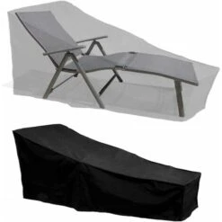 HIASDFLS Housse De Chaise Solaire, Tissu ImperméAble Oxford 210d, Housse De Protection Coupe-Vent, Anti-PoussièRe, Soleil Et Soleil, AdaptéE Aux Chaises De Loisirs Quotidiennes, Aux Meubles, Etc.