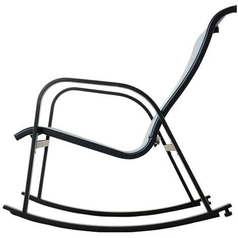 Grand Patio Textilene Rocking Chair, Patio Rocker Seating, Weather Resistant, Lightweight, Relax Armchair For Indoor, Outdoor (Blue, 1PC) - Image 3