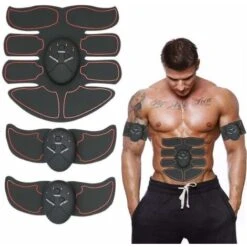 LITZEE Ems Abdominal Trainer, Ems Training Device, Abdominal Trainer For Home, Electric Abdominal Muscle Trainer For Women And Men, Complete Six Pack For A Fit Figure