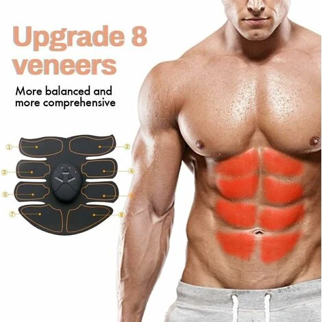 LITZEE Ems Abdominal Trainer, Ems Training Device, Abdominal Trainer For Home, Electric Abdominal Muscle Trainer For Women And Men, Complete Six Pack For A Fit Figure - Image 3