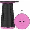 Portable Adjustable Folding Stool Convenient And Easy To Use Pink Red