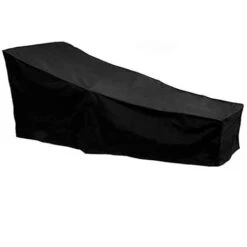Sun Lounger Covers Waterproof Heavy Duty Garden Sunlounger Cover Windproof Anti-UV 420D Cover Black 210754080cm