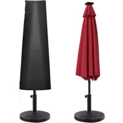 Outsunny Parasol Umbrella Cover Outdoor Protector Weatherproof Cantilever Garden