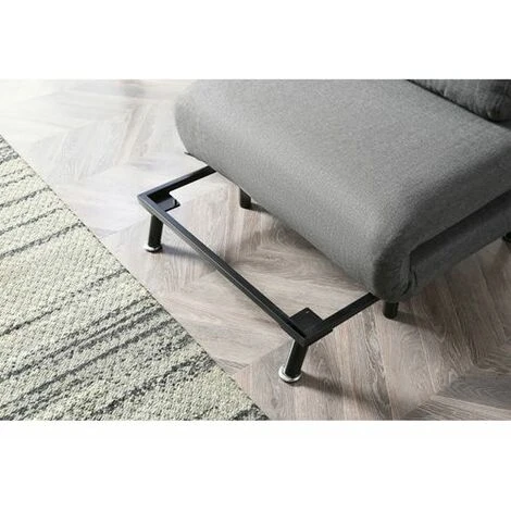 WestWood Folding Fabric Sofa Bed FSB13 Dark Grey - Image 4